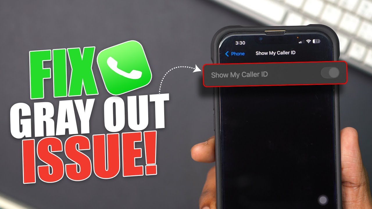 How to Solve Show My Caller ID is Gray Out From Setting | Caller ID Missing from iPhone