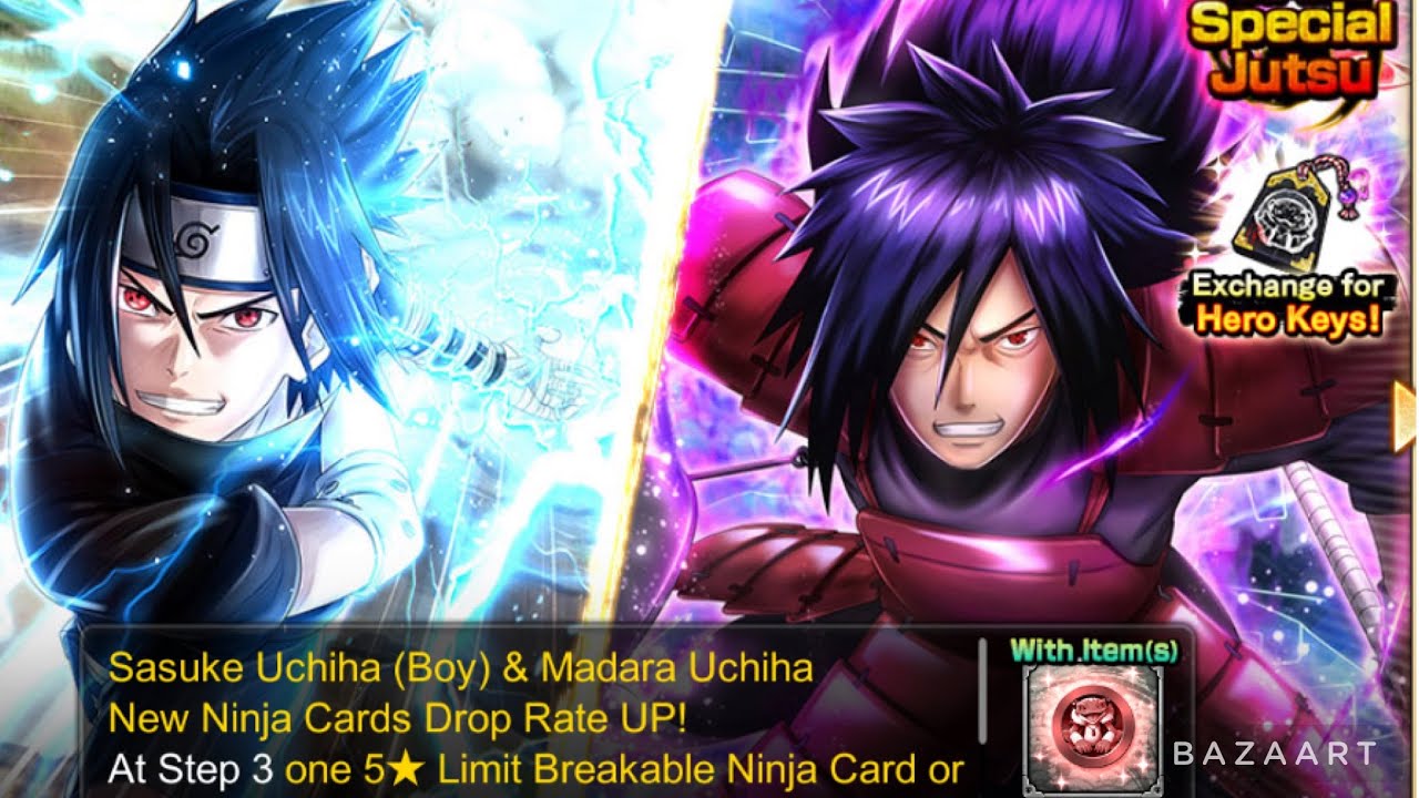 Sasuke uchiha(boy) & madara v1 rekit showcase!!