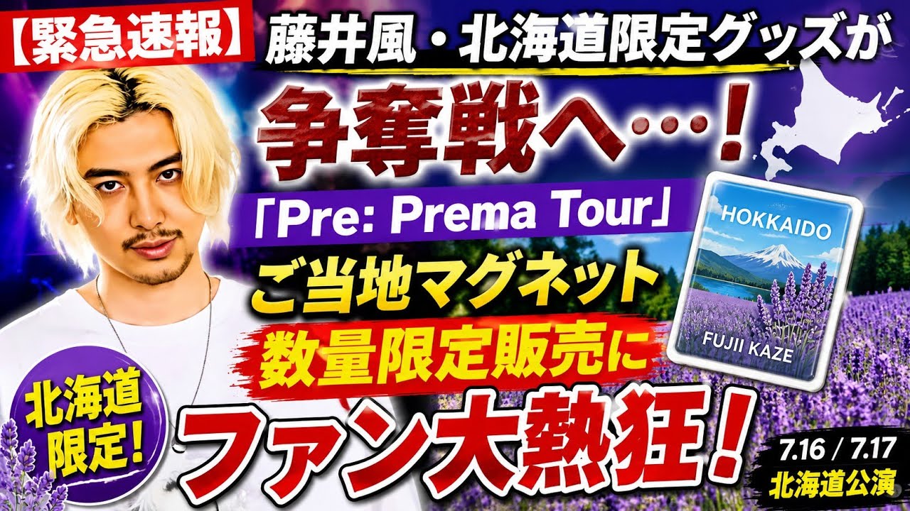 タレントグッズ 【新品未開封】藤井風 トラッシュポーチ＆ご当地広島