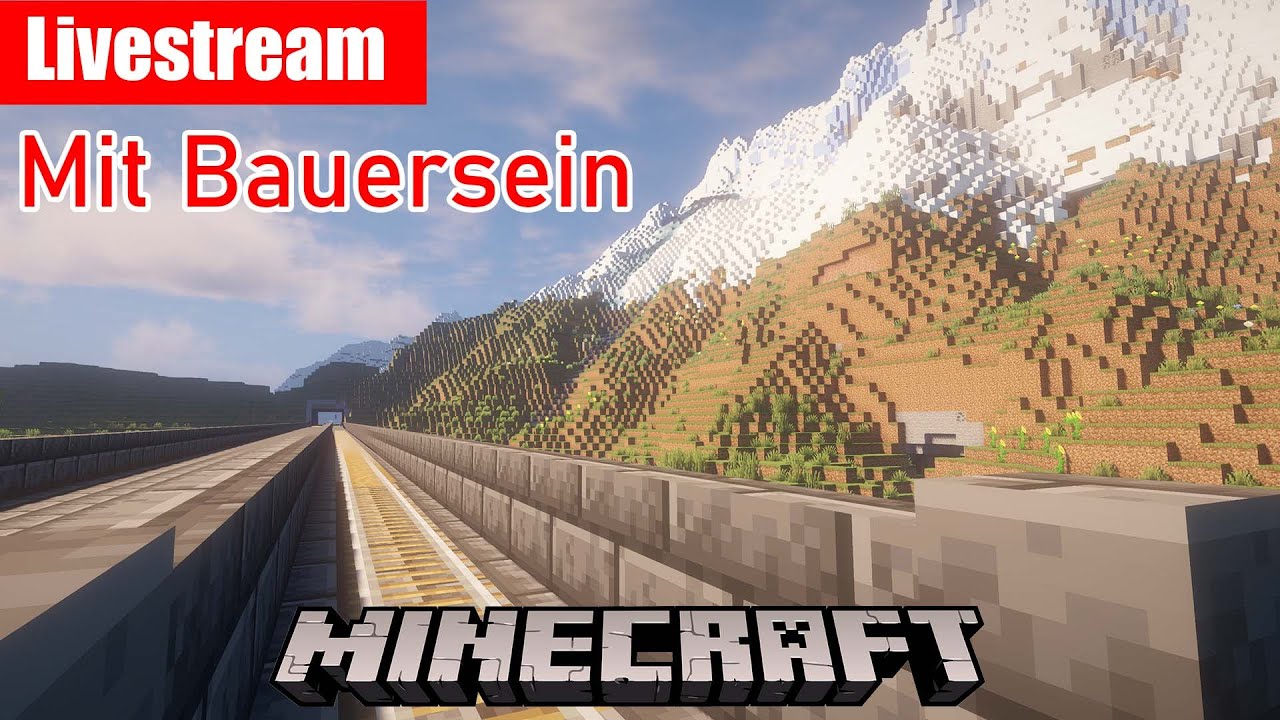 Bahnausbau Richtung Wiesenkirch  / Minecraft Ardhorn LIVE mit Bauersein [013]
