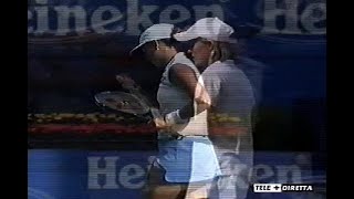 Monica Seles vs. Justine Henin Australian Open 2001 R4