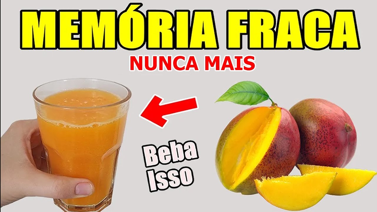 Suco para MEMÓRIA FRACA, Protege o Cérebro e Melhora a Visão - YouTube