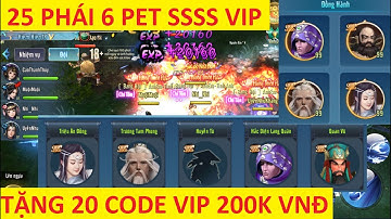 VLTK Mobile Lậu 25 Phái Đồ Chuẩn Gốc Nhưng Có Tới 6 Pet 4S Cực VIP - Train Offline miễn phí