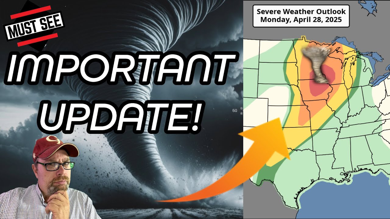 Is a MAJOR TORNADO OUTBREAK coming for Monday? - YouTube