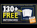 Check Out These 130+ FREE Amazon KDP Low Content Interiors for YOU To Use!