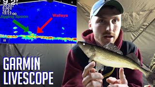 HOW TO ice fish with GARMIN LIVESCOPE!!! Seven Fish S2 E37 