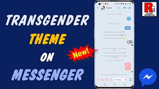 How to Activate Transgender Theme on Messenger (New) screenshot 1