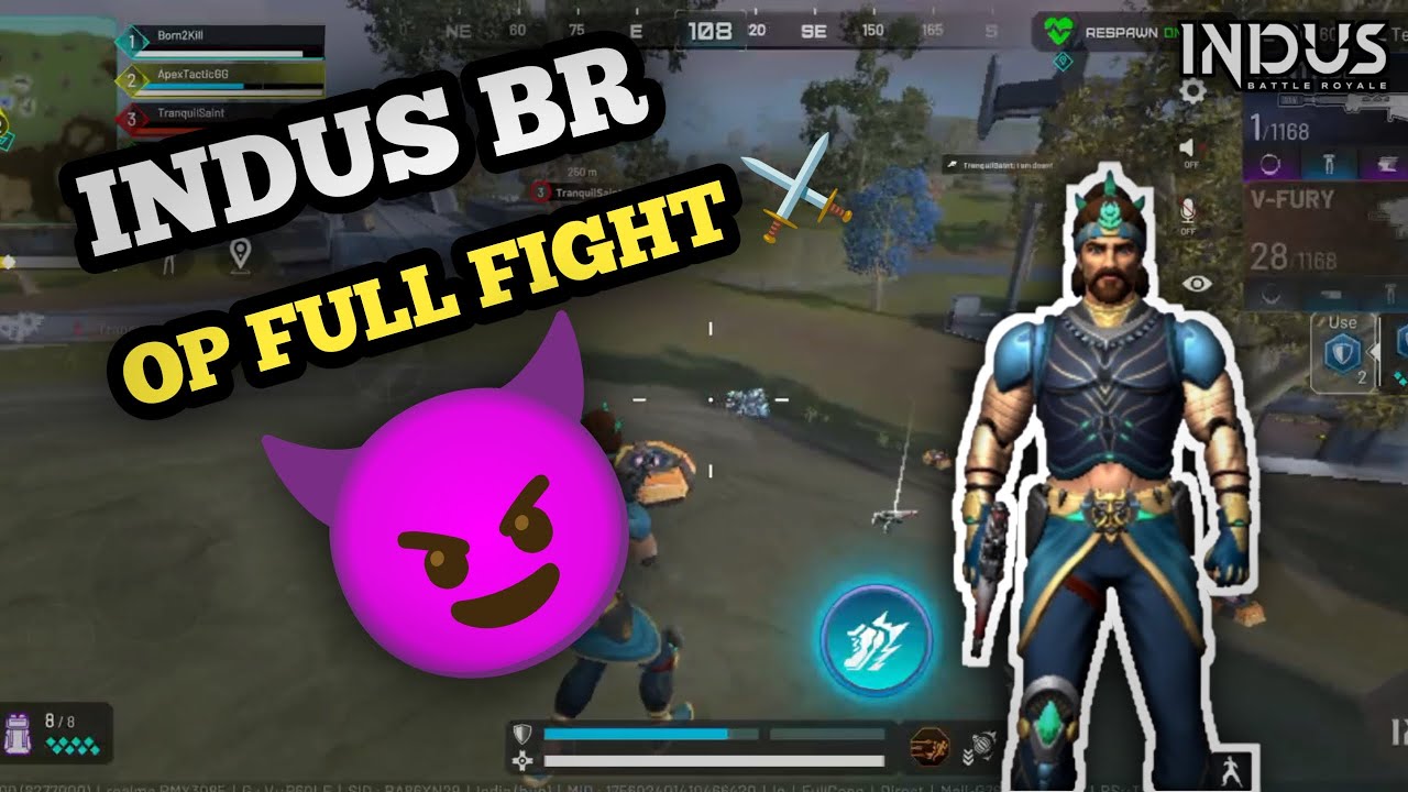 Pro Level Fight ⚔️ Indus Battle Royale | Full Intense Gameplay & Victory 🔥