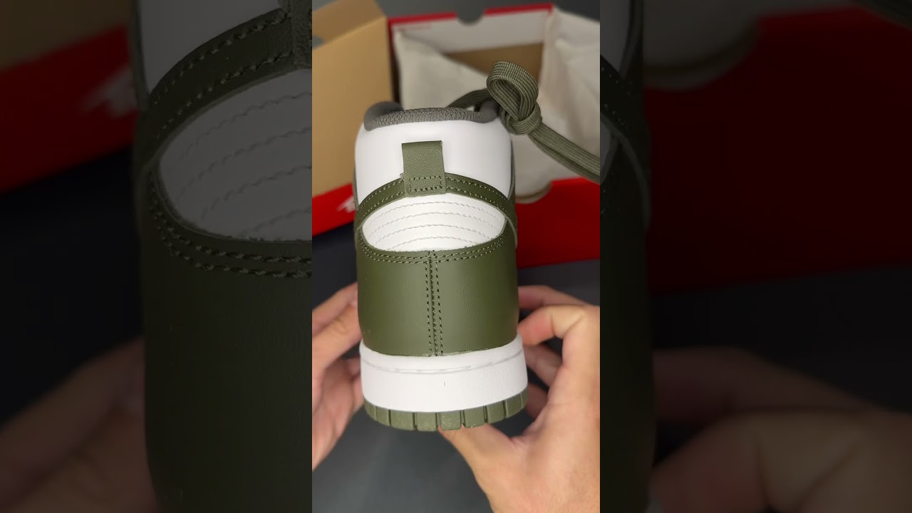 Unboxing Nike Dunk High Cargo Khaki 