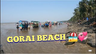 GORAI BEACH MUMBAI |Complete Travel Guide to reach Gorai Beach crossing the Creek through Ferry Boat