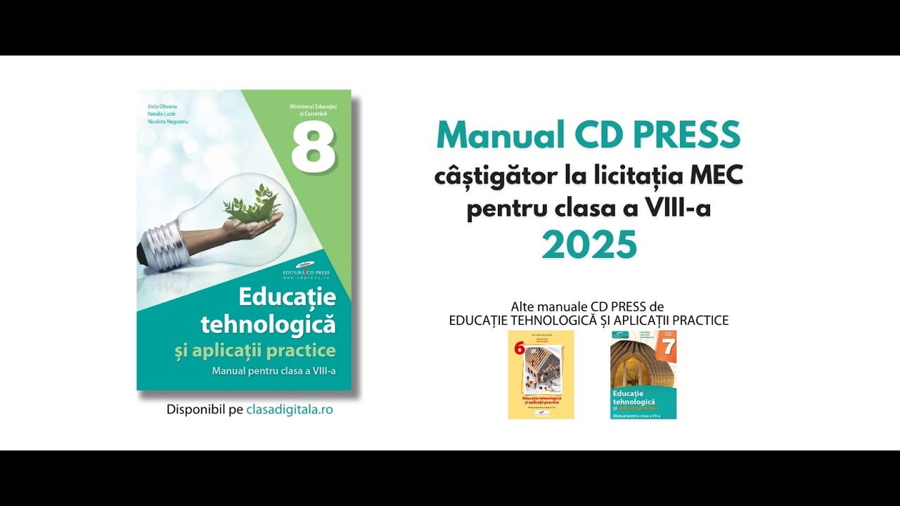 Educatie tehnologica si aplicatii practice. Manual pentru clasa a