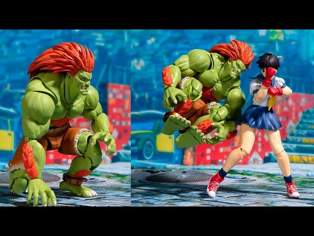 S.H.Figuarts No 09 Blanka Street Fighter V 5 Action Figure Bandai