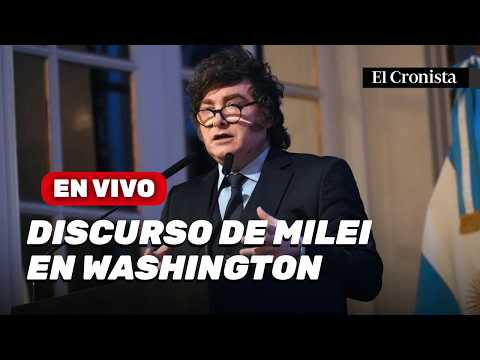 EN VIVO, Discurso de JAVIER MILEI en la CÁMARA DE COMERCIO DE EE.UU