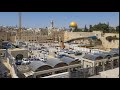 Mur des lamentations jerusalem  4k timelapse