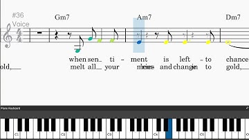 Smooth Operator by Sade - Easy piano tutorials with leadsheet and chords