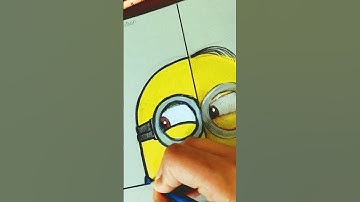 One drawing but four different styles (minion) Part 2 Cartoon