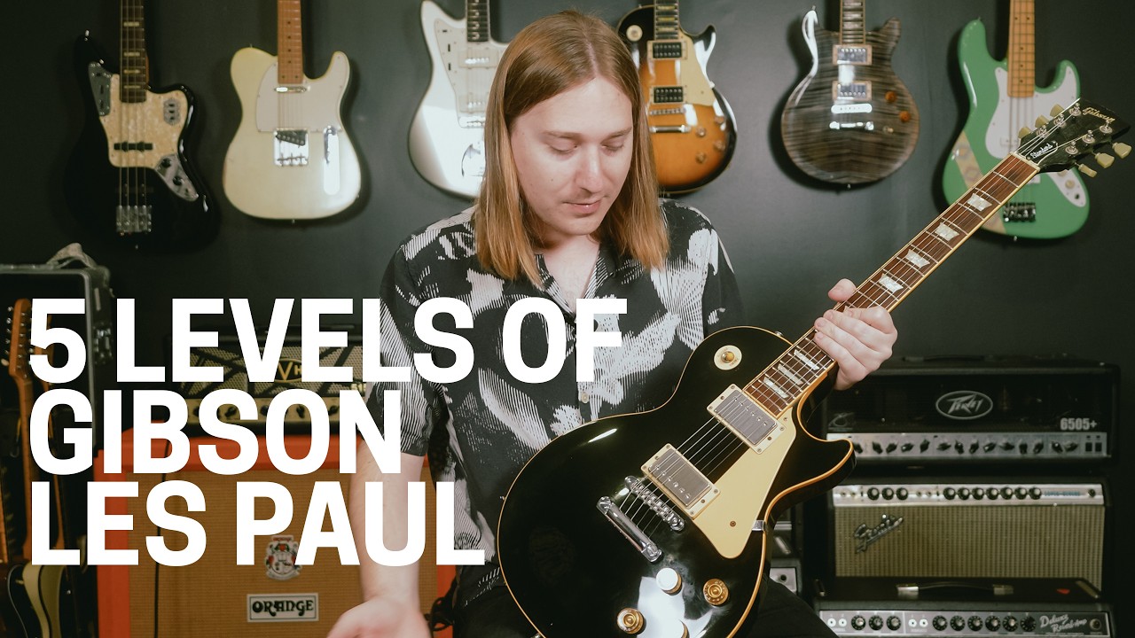 5 Levels of Gibson Les Paul - Which One Is For You?