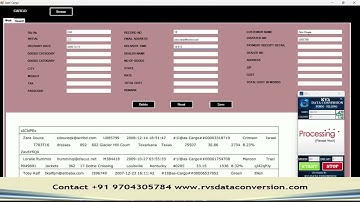 Cargo form filling auto typing software