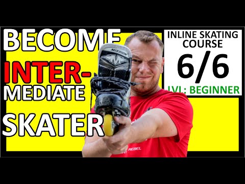 Half lemon on rollerblades ( #6/6 COURSE ) DO IT and BECOME Intermediate LEVEL inline skater