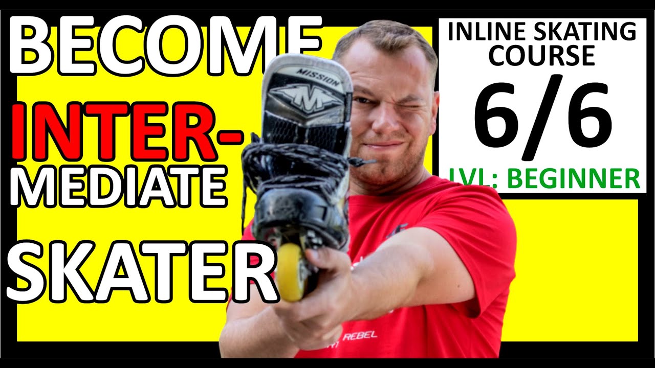 Half lemon on rollerblades ( #6/6 COURSE ) DO IT and BECOME Intermediate LEVEL inline skater