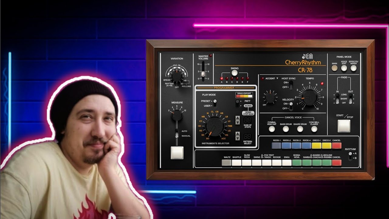 Разбираемся в драм-машине Cherry Audio CR-78