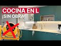 Renovando una Cocina en L | Transformación Sin Obras 🛠️