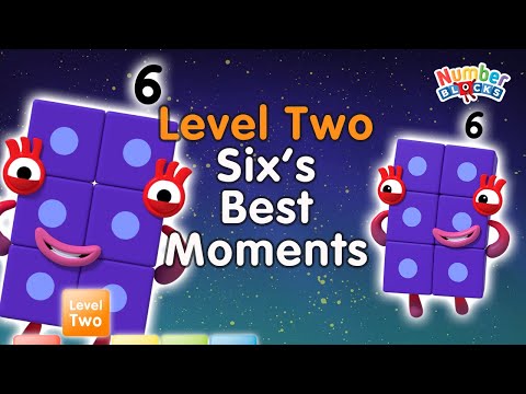 #Stayathome - Numberblocks Level Two | All the Best 6-10 Moments! | #HomeSchooling