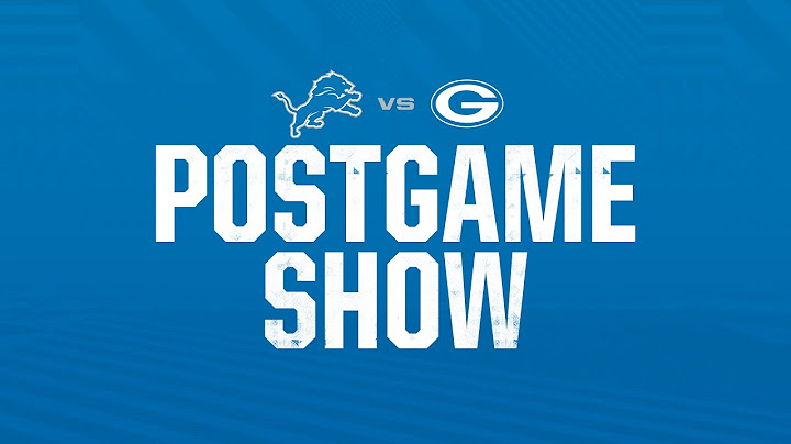 Detroit Lions vs. Green Bay Packers 2021 Season Week 18 Postgame Show