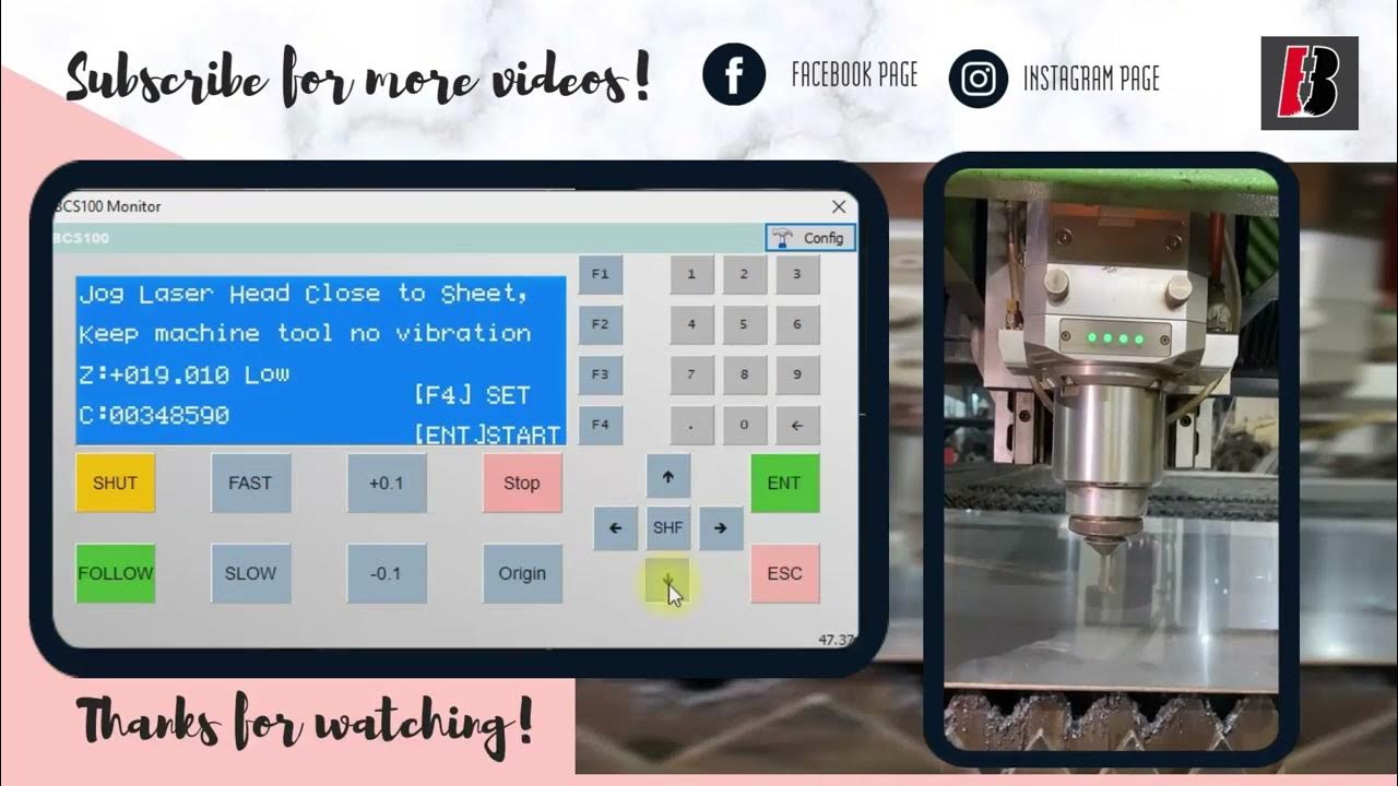BCS100 CALIBRATION in Hindi CYPCUT HEIGHT CALIBRATION Hindi LASER