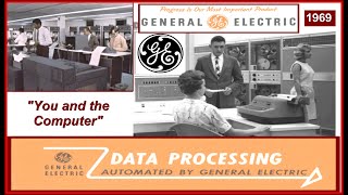 Vintage Educational GE Computer Film 1969  General Electric DATANET 30 Data Processing