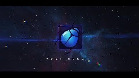 Space Logo Reveal (After Effects template)