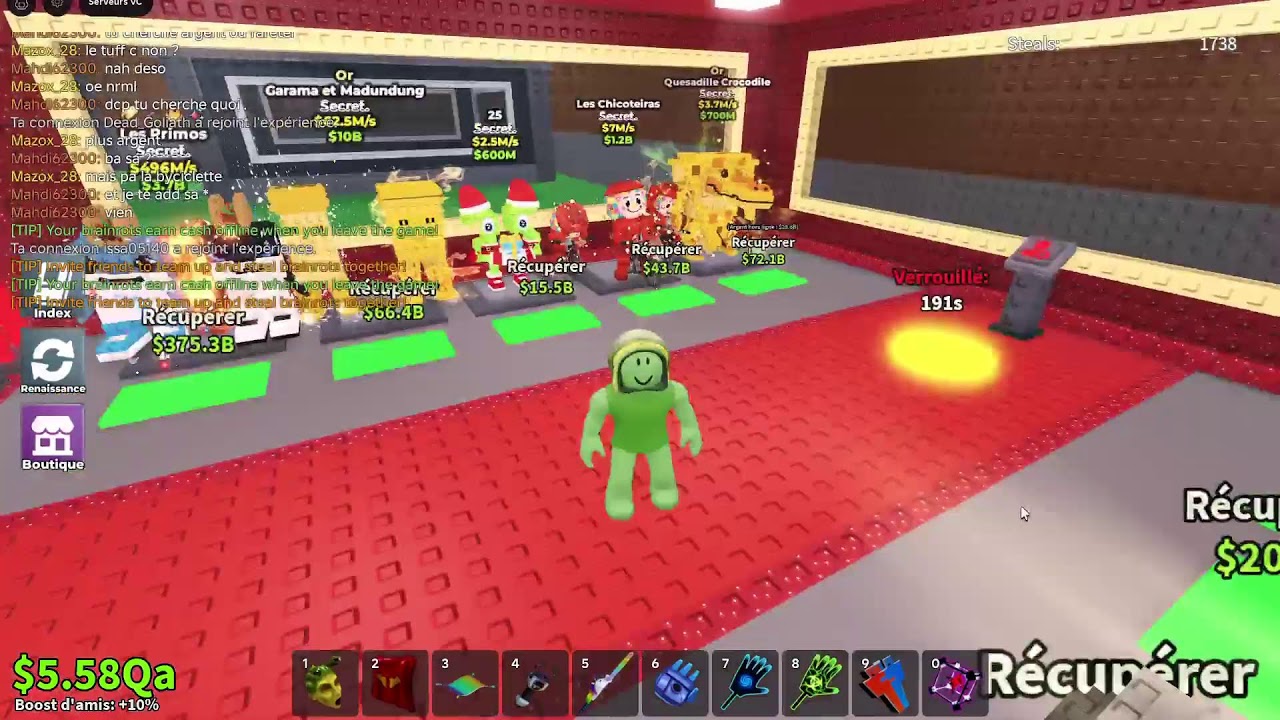 TRADE STEAL A BRAINROT roblox je giveway 100% legit venezzz