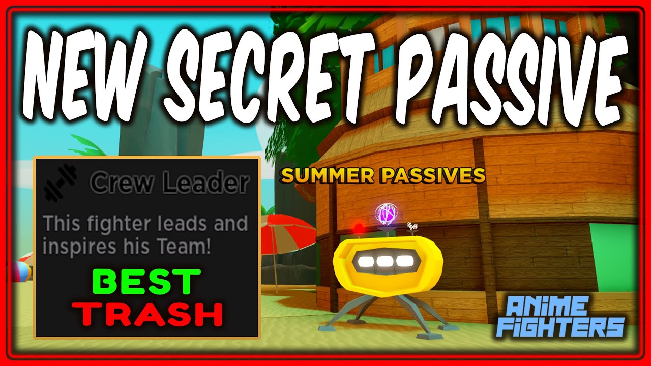 New SECRET PASSIVE Crew Leader