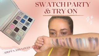 SWATCH PARTY | Trying Adept x Amy Loves Palette