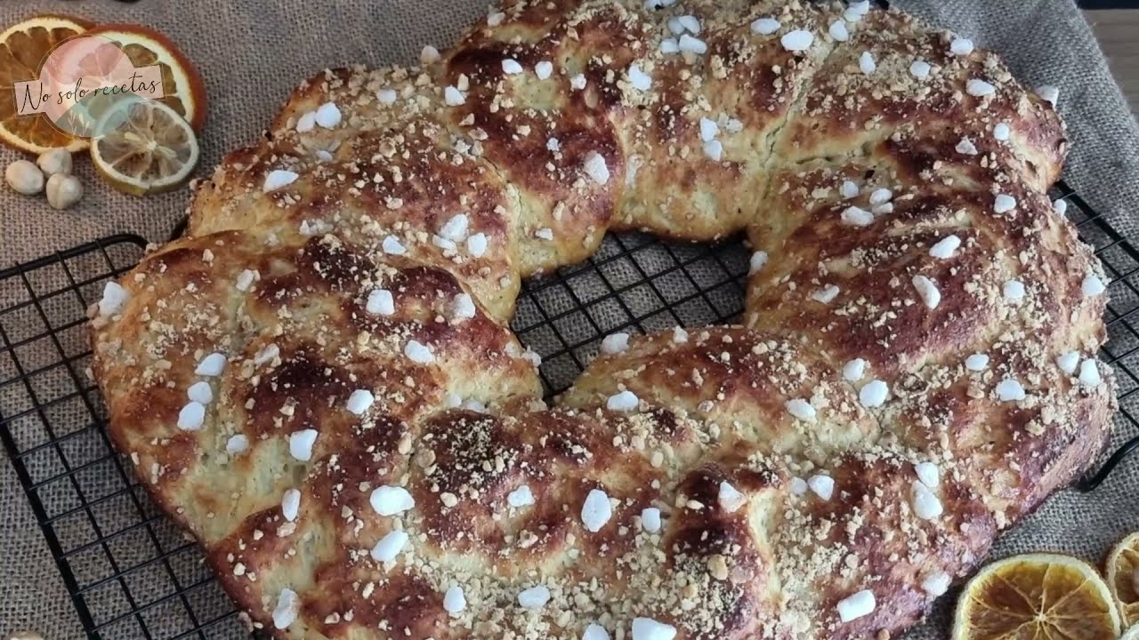 TE LO PEDIRÁN SIEMPRE//ROSCÓN TRENZADO DE BRIOCHE CON AVELLANAS// 👑👑👑