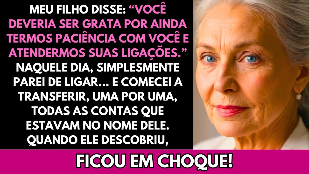 Seja Grata Por Eu Te Aguentar”, Disse Meu Filho… Até Ver O Que Fiz Com As Contas Dele.