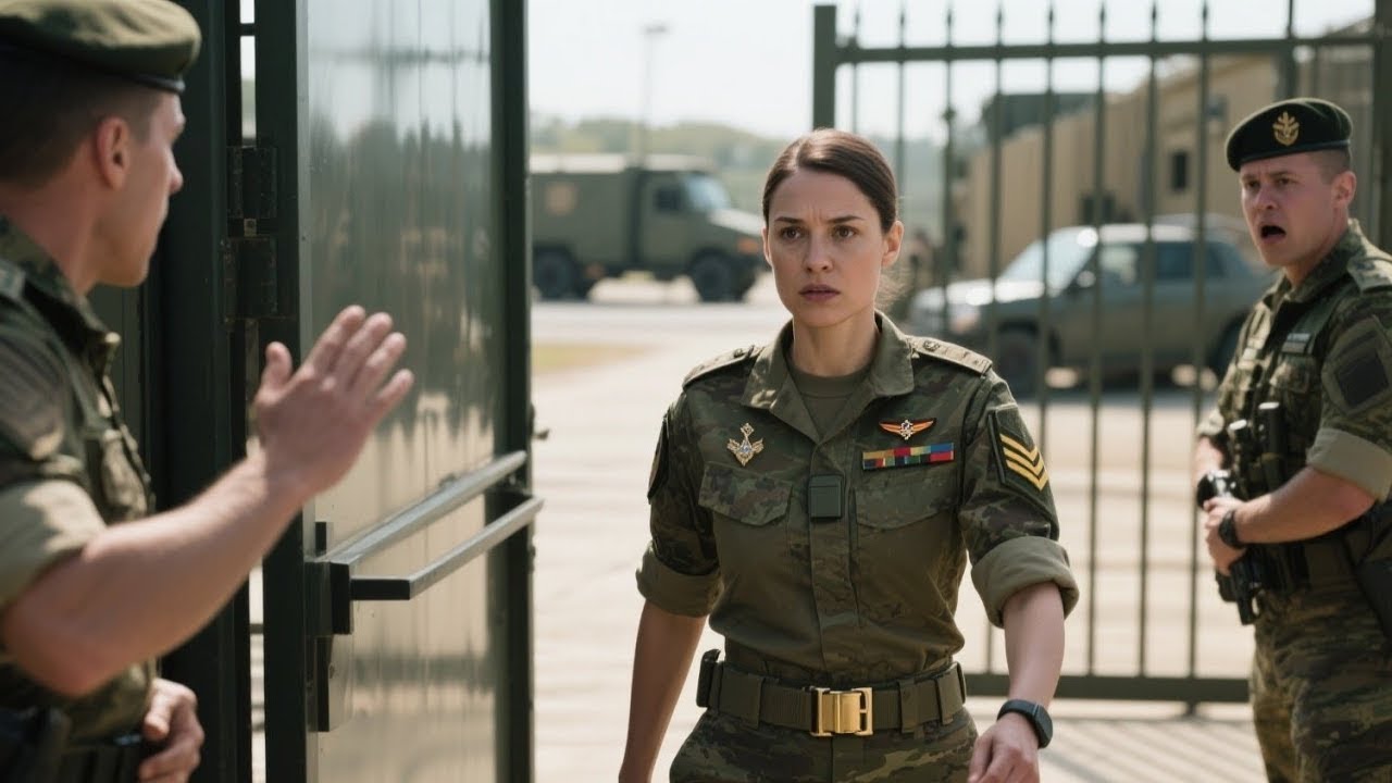 „Madam, nemůžete vstoupit!“ — strážní u brány netušili, že je jejich nová velící důstojnice