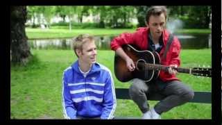 Miniatura del video "Lars Vaular og Sondre Lerche - Øynene Lukket (akustisk i parken)"