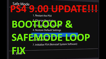PS4 9.00 UPDATE! | How to SAFELY INSTALL PS4 9.00 UPDATE | PS4 Bootloop ERROR FIX!