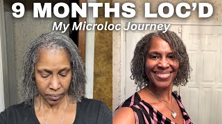 9 MONTH LOC JOURNEY | Microlocs, Regrets, Shrinkage, Locticians &amp; More