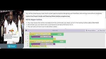 Nba Code.org project