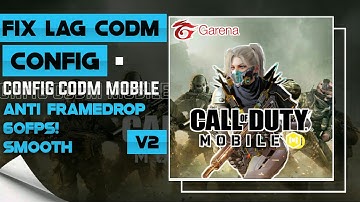 FIX LAG CODM | NEW TESTED CONFIG | SMOOTH BR MP