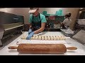 How Fresh Cinnamon Buns are made at Cinnabon - Freshly made Rolls
