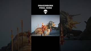 DRAGONBORN FINAL BOSS  💀 #skyrim #elderscrolls #shorts #switch #switch2