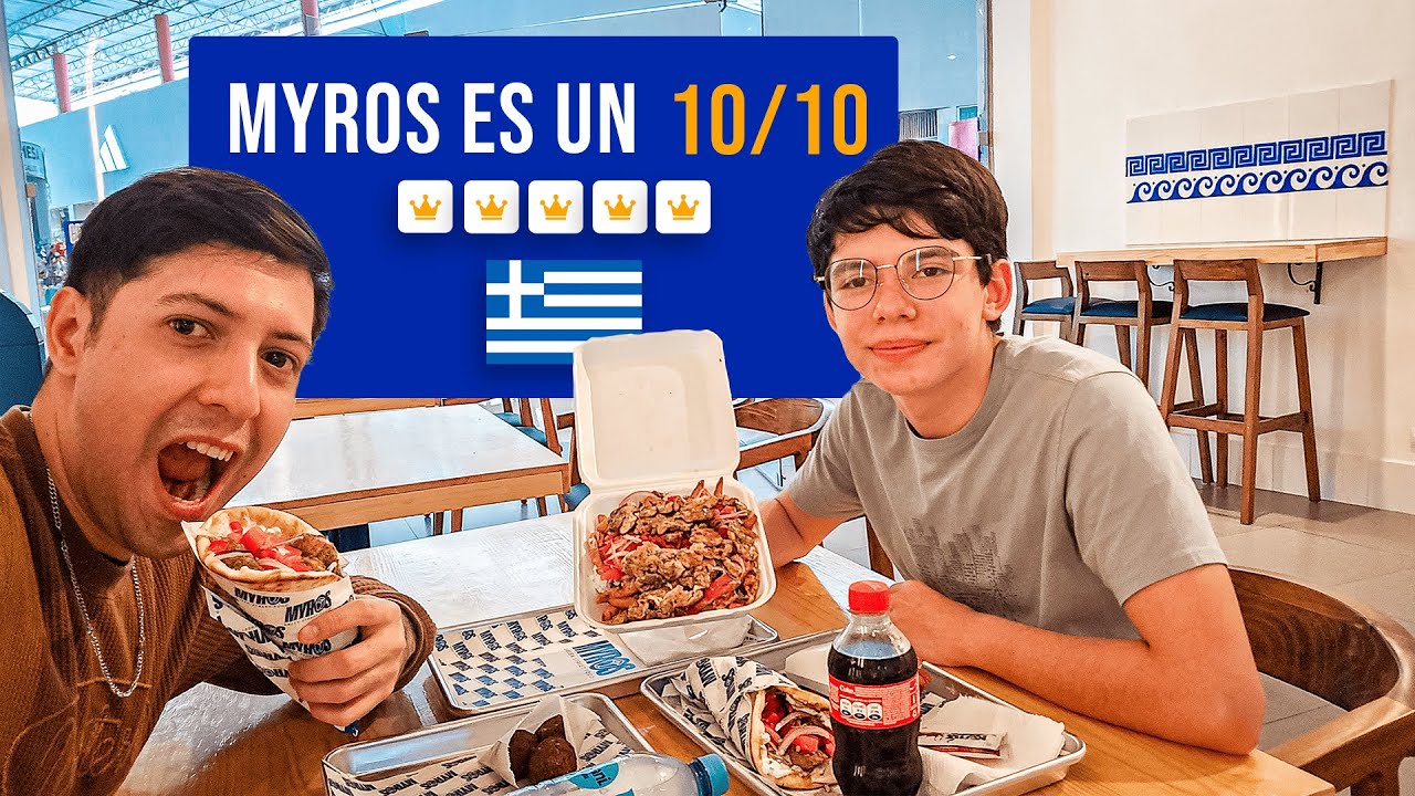 Probamos el famoso Gyro de Myros 🤤 | Guatemala