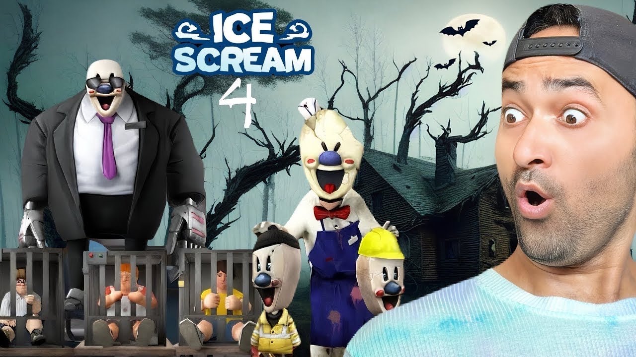 ICE SCREAM 4 HORROR GAMEPLAY | IN ROD'S SCARY FACTORY | GAMING THUMBZ