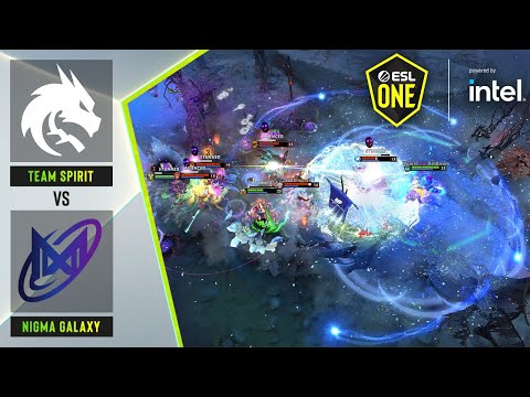 ГРУППОВОЙ ЭТАП! Nigma Galaxy vs Team Spirit - ЛУЧШИЕ МОМЕНТЫ - ESL One Raleigh 2025