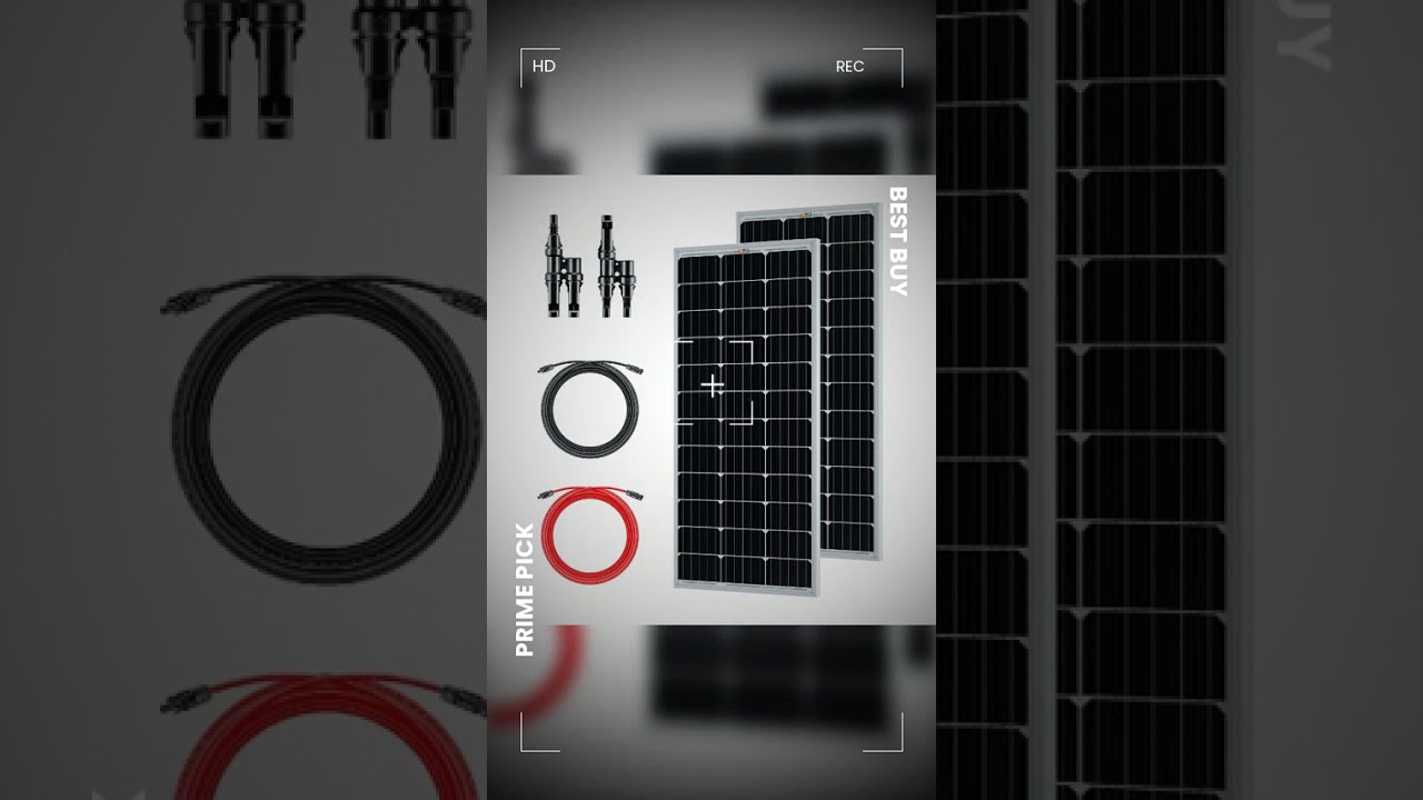 Rich Solar 200 Watt Solar Kit for Solar Generators Portable Power Stations