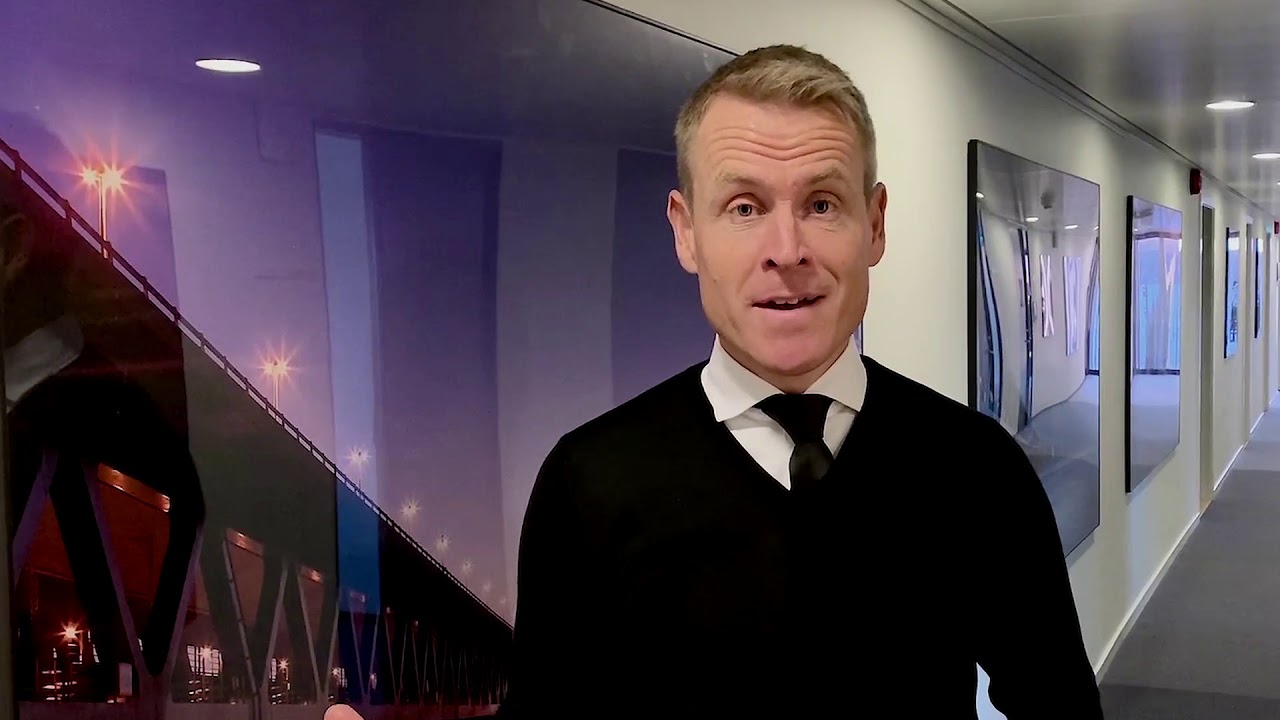 40-års jubilæumshilsen fra Øresundsbron v. Linus Eriksson, direktør