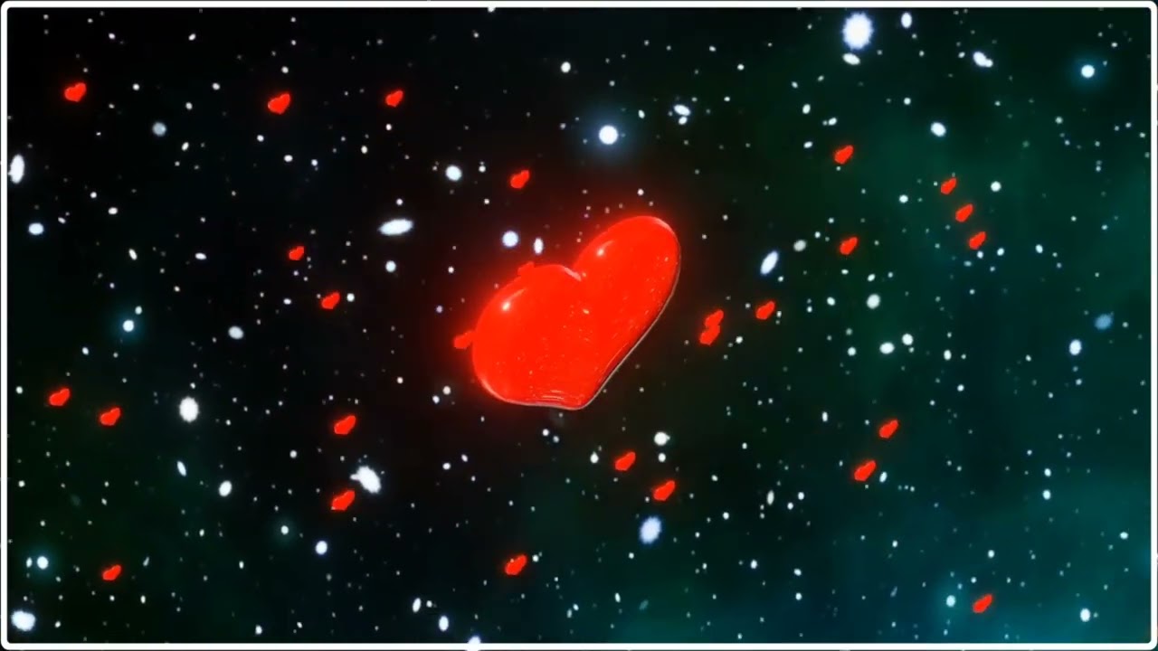 Particles Effect Black Screen , Heart Love Template Video Background , New Video Effects Kinemaster